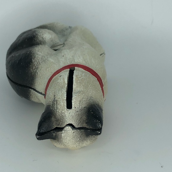 Vintage MCM Cat Cast Iron Still Penny Bank - Picture 6 of 6